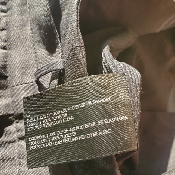 CLUB MONACO Black belted pencil skirt / Size 0 - Picture 6 of 6